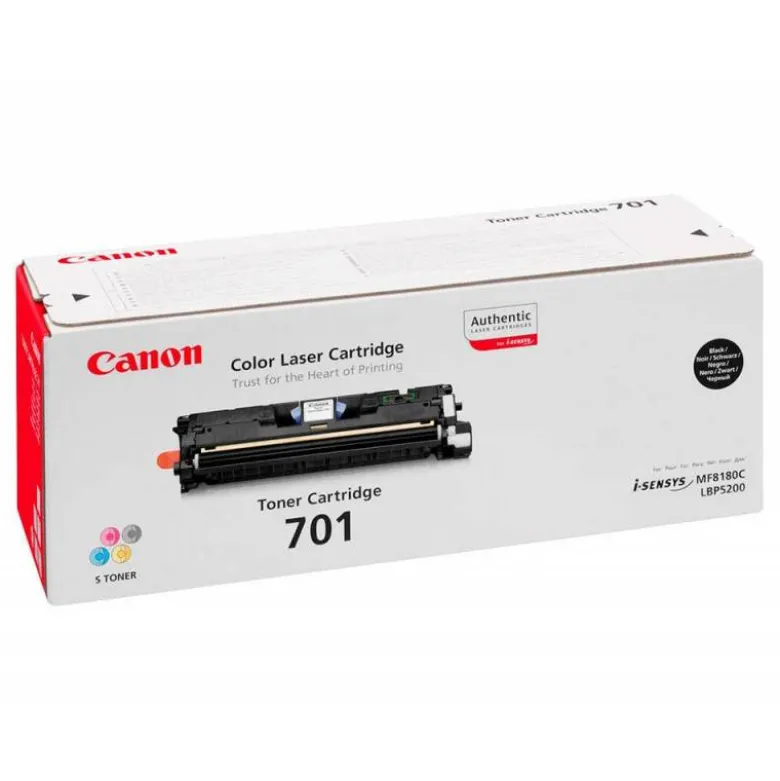 TONER CANON 701BK LBP5200 MF8100 MF8180 NEGRO