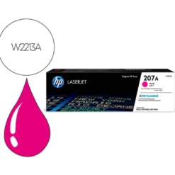 TONER HP 207A HP LASERJET PRO M255DW / M255NW / M282NW / M283FDN MAGENTA 1250 PAGINAS