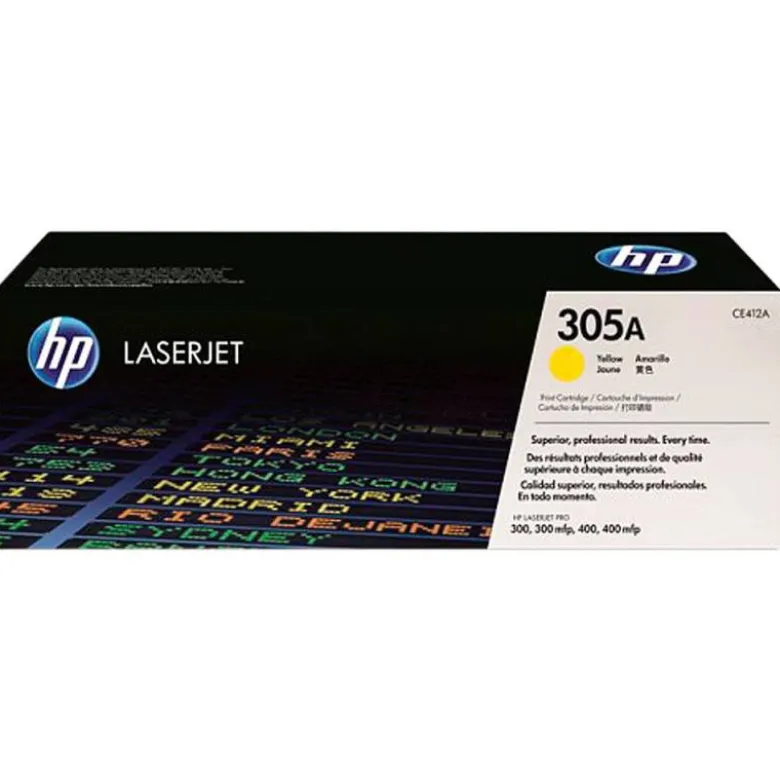 TONER HP 305A LASERJET M351/M451/M375/M475 AMARILLO - 2600 PAG -