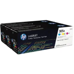 TONER HP 305A LASERJET PRO 300 / M351 / 400 / M451 / MFP M375 / MFP M475 PACK COLOR AMARILLO CIAN MAGENTA 2600