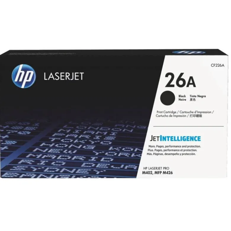 TONER HP 26A LASERJET PRO M402D/M402DN/M402DW/M402N/MFP M426DW/MFP M426FDN/MFP M426FDW NEGRO 3100 PAGINAS