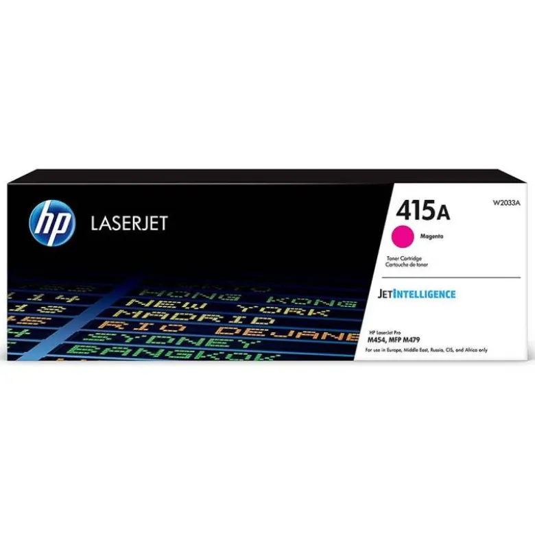 TONER HP 415A PARA HP COLOR LASERJET PRO M454 MFP M479 MAGENTA 2100P