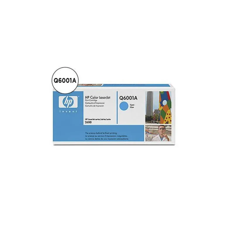 Toner HP 124A Q6001A color Cian