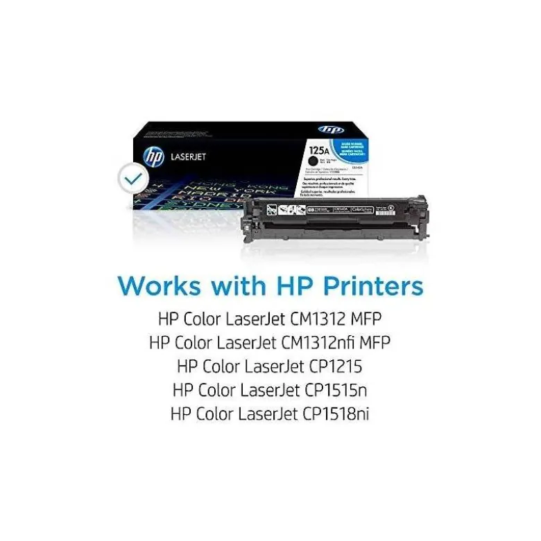 TONER HP CB540A COLOR LASERJET CP-1215/CP-1515/CP-1518 NEGRO WITH COLORSPHERE -2200PAG-