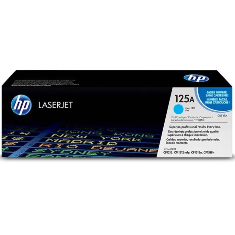 TONER HP CB541A COLOR LASERJET CP-1215/CP-1515/CP-1518 CIAN WITH COLORSPHERE -1.400PAG-