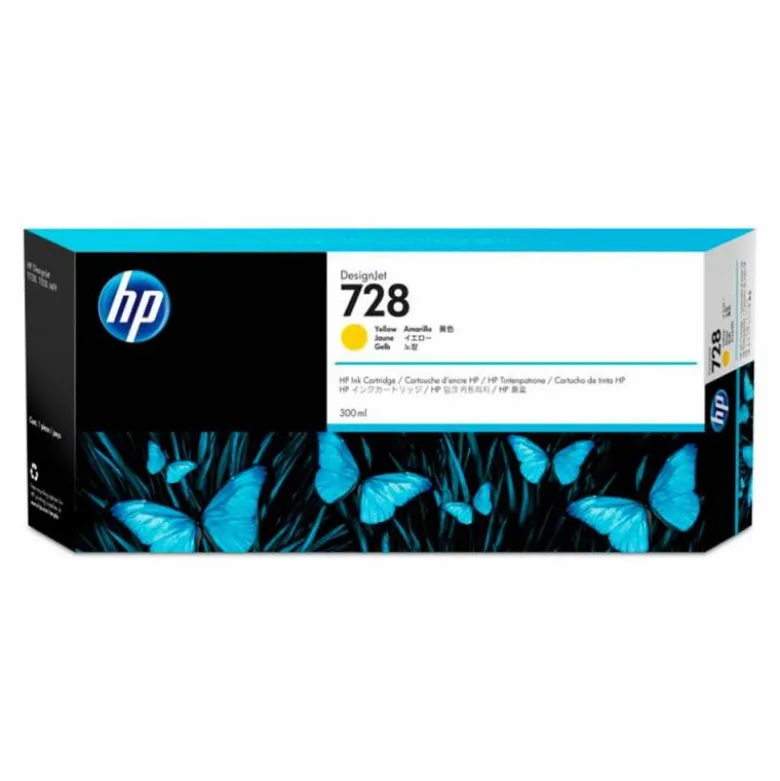 TONER HP DESIGNJET 728 COLOR AMARILLO F9K15A