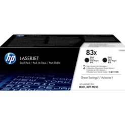 TONER HP LASERJET PRO 83X M201 MFP M225 NEGRO PACK DE 2 UNIDADES 2200 PAGINAS