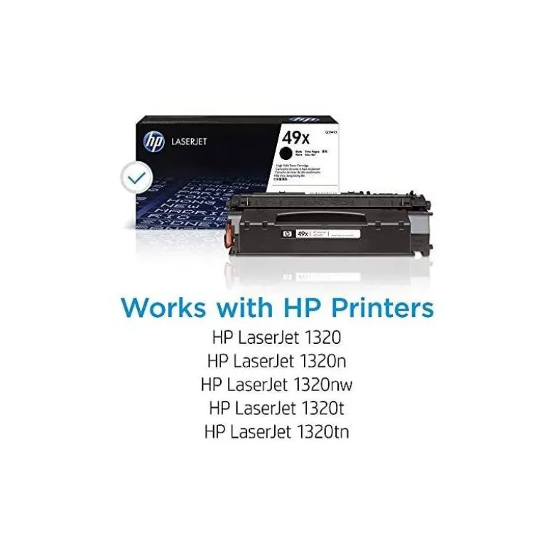 TONER HP LASERJET SMART 1320/ 1320N/1320NW/1320TN 3390/3392 49X NEGRO ALTA CAPACIDAD -6.000PAG-