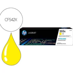 TONER HP LASERJET 203X M254DW / 280NW / 281FDW AMARILLO 2500 PAGINAS