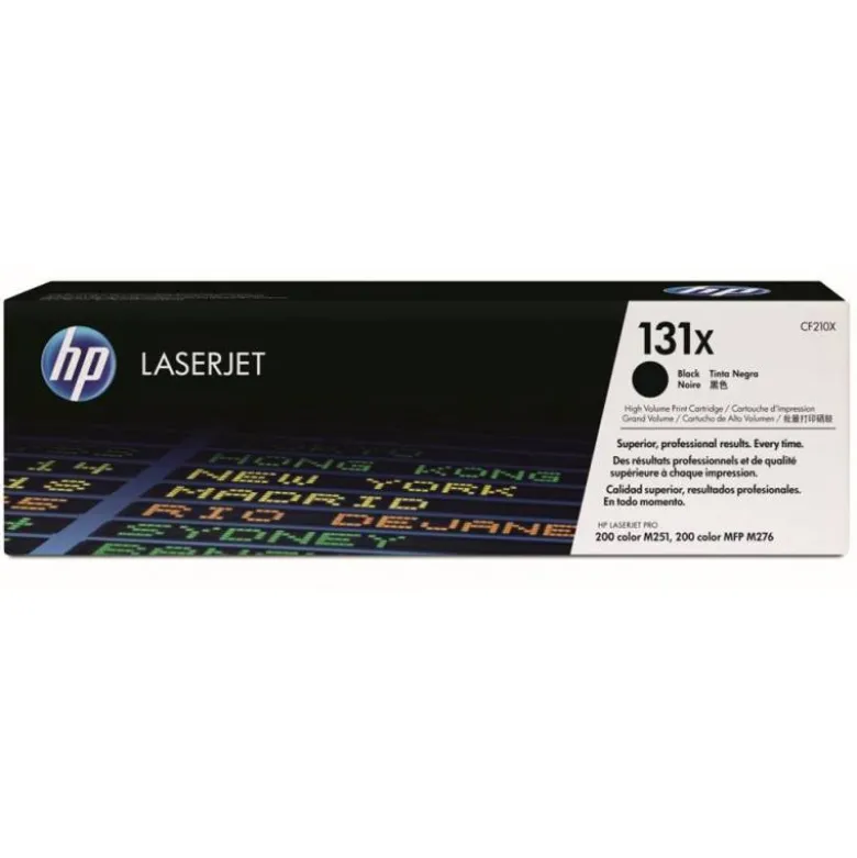 TONER HP 131X LASERJET PRO 200/ M251 CF210X NEGRO 2400 PAG