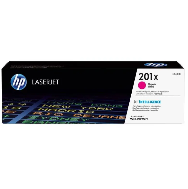TONER HP 201X LASERJET PRO M252 /MFP M277 MAGENTA 2.300 PAG