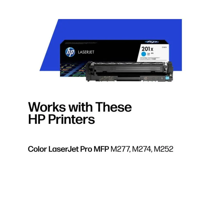 TONER HP 201X LASERJET PRO M252 / MFP M277 CIAN 2.300 PAG
