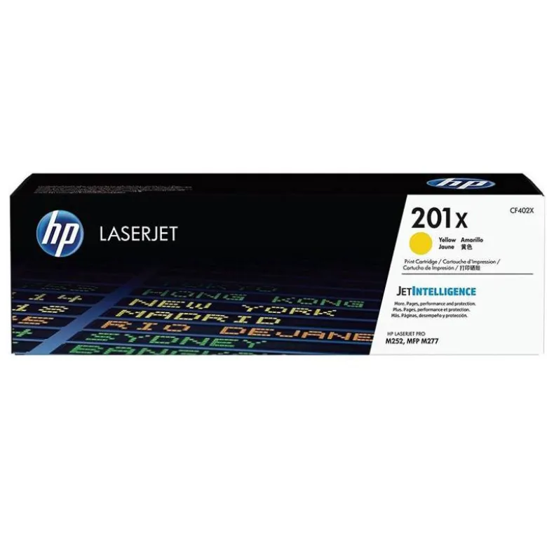 TONER HP 201X LASERJET PRO M252 / MFP M277 AMARILLO 2.300 PAG