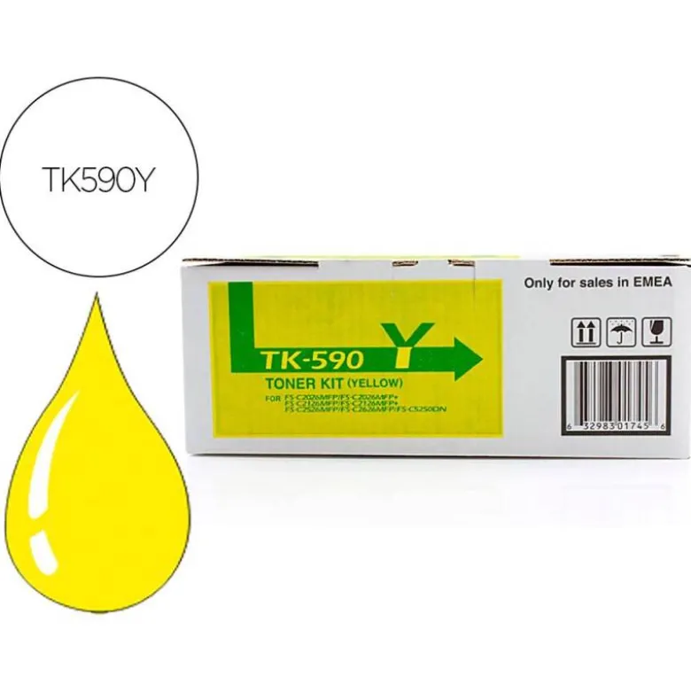TONER KYOCERA -MITA AMARILLO TK590Y