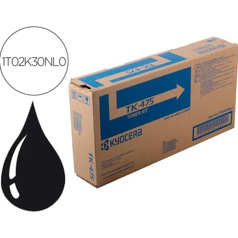 TONER KYOCERA -MITA LASER NEGRO TK475 15.000 PAGINAS FS6025/6030MFP FS-6525/6530