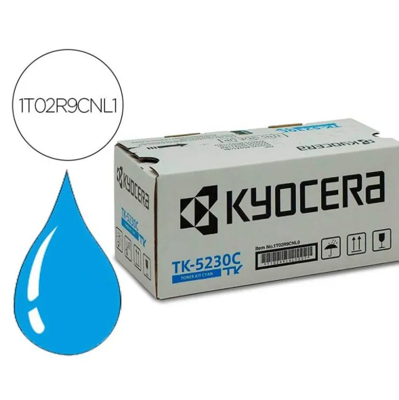 TONER KYOCERA MITA TK-5220C CIAN ECOSYS M5521CDW, ECOSYS M5521CDN 1200 PAG