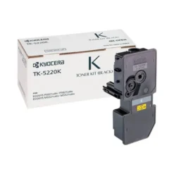 TONER KYOCERA MITA TK-5220K COLOR NEGRO ECOSYS M5521CDW, ECOSYS M5521CDN 1200 PAG