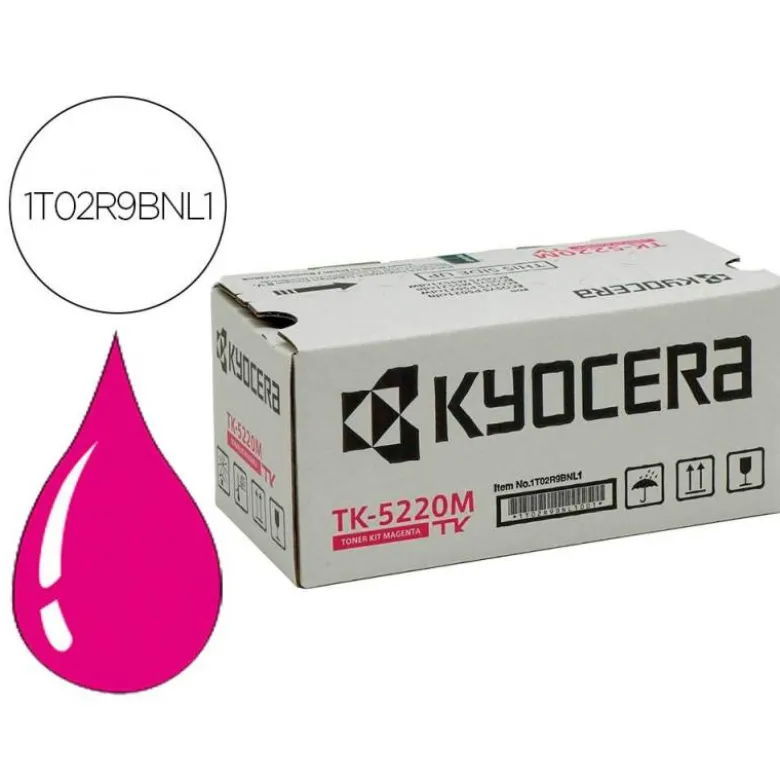 TONER KYOCERA MITA TK-5220M MAGENTA ECOSYS M5521CDW, ECOSYS M5521CDN 1200 PAG