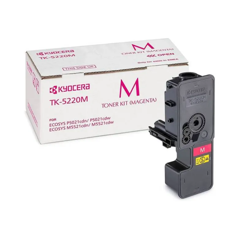 TONER KYOCERA MITA TK-5220M MAGENTA ECOSYS M5521CDW, ECOSYS M5521CDN 1200 PAG