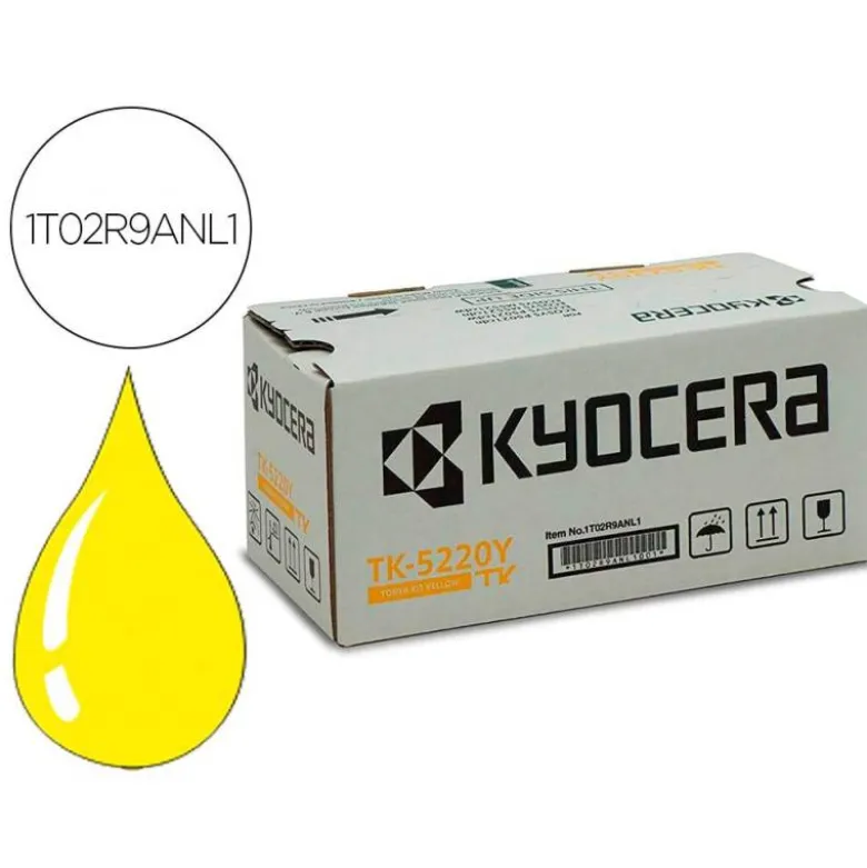TONER KYOCERA MITA TK-5220Y AMARILLO ECOSYS M5521CDW, ECOSYS M5521CDN 1200 PAG