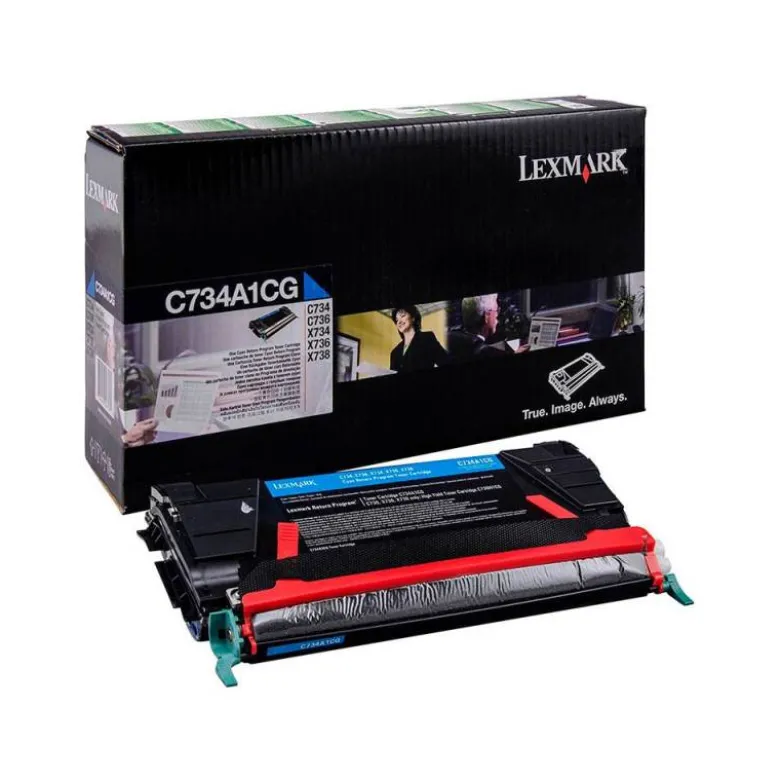 TONER LASER LEXMARK C734 CIAN 6000 PAGINAS
