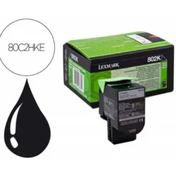 TONER LASER LEXMARK 80C2HKE NEGRO 4000 PAGINAS