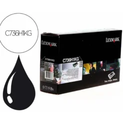TONER LASER LEXMARK C736H1KG 12000 PAGINAS