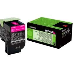 TONER LASER LEXMARK 80C2HME MAGENTA 3000 PAGINAS