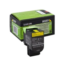 TONER LASER LEXMARK 80C2SYE AMARILLO 2000 PAGINAS