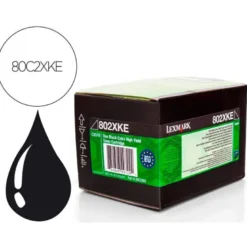 TONER LASER LEXMARK 80C2XKE NEGRO 8000 PAGINAS