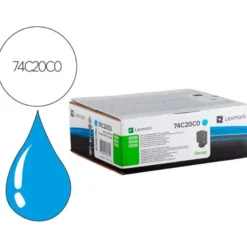 TONER LEXMARK LASER 74C20C0 CX725DE / CS720D E/ CS725DE CIAN 3000 PAGINAS