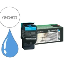 TONER LEXMARK LASER C540H1CG C540 / C543 / C544 / X543 / X544 CIAN 2000 PAGINAS
