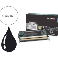 TONER LEXMARK LASER C746H1KG C746 / C748 NEGRO 12000 PAGINAS