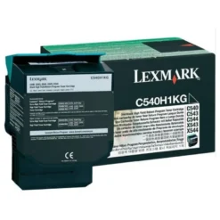 TONER LEXMARK LASER C540H1KG C540 / C543 / C544 / X543 / X544 NEGRO 2500 PAGINAS