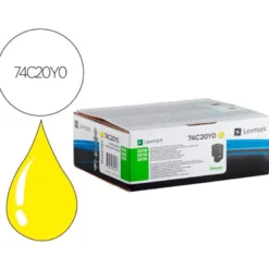 TONER LEXMARK LASER 74C20Y0 CX725DE / CS720DE / CS725DE AMARILLO 3000 PAGINAS