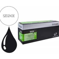 TONER LEXMARK LASER 52D2X0E MS811 SERIES / MS812 SERIES NEGRO 45000 PAGINAS