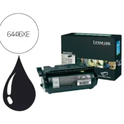 TONER LEXMARK LASER T644 64416XE NEGRO 32000 PAGINAS