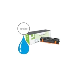 Toner marca Q-Connect compatible HP CF211A color cian KF16490