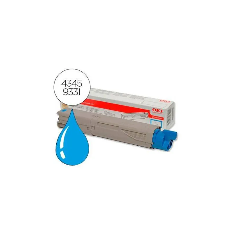Toner OKI cyan -2500 pag- type c9 (43459331) C3300 C3400 C3450
