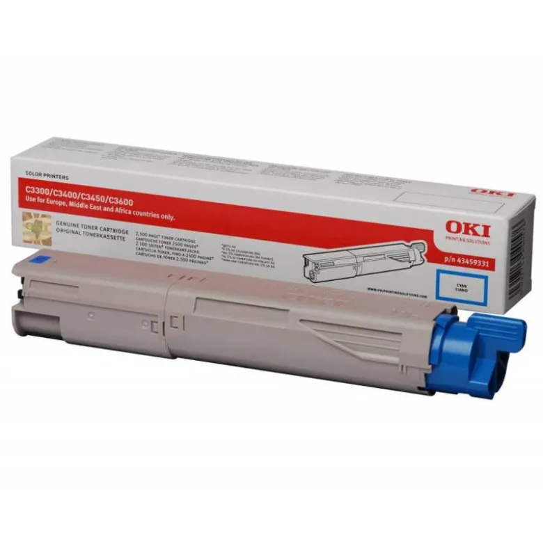 Toner OKI cyan -2500 pag- type c9 (43459331) C3300 C3400 C3450