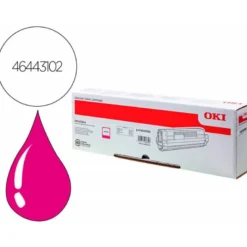 TONER OKI LASER 46443102 C833 / C843 MAGENTA 10000 PAGINAS