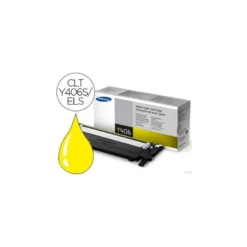 Toner Samsung CLT-Y406S/ELS color Amarillo Impresora CLP-365