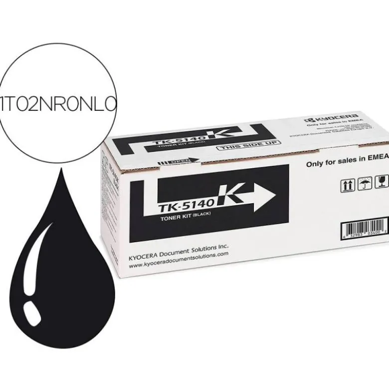 TONER TK-5140K KYOCERA ECOSYS M6530CDN, M6530CDN/KL3, P6130CDN, P6130CDN/KL3 NEGRO TK5140
