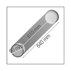 Tubo portadocumentos marca Apli 40x430x460 mm