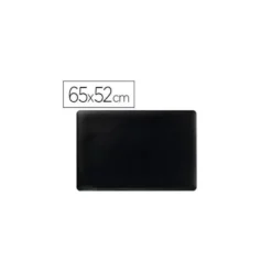 Vade de sobremesa Durable Color Negro Plastico 65x52 cm