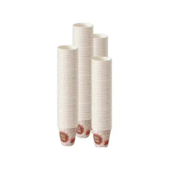 Vaso termico carton 120 cc Paquete de 50 unidades