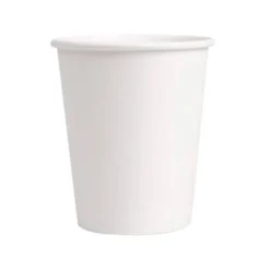 VASO DE CARTON BIODEGRADABLE BLANCO 220 CC PAQUETE DE 50 UNIDADES