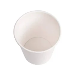 VASO DE CARTON BIODEGRADABLE BLANCO 220 CC PAQUETE DE 50 UNIDADES