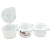 VASO PARA MEZCLA PINTURAS MILAN TRIPLE CON TAPA 70 ML