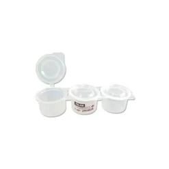 VASO PARA MEZCLA PINTURAS MILAN TRIPLE CON TAPA 70 ML